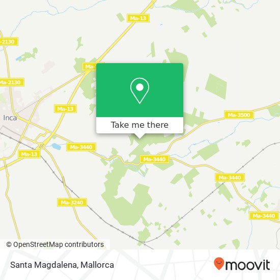 Santa Magdalena map