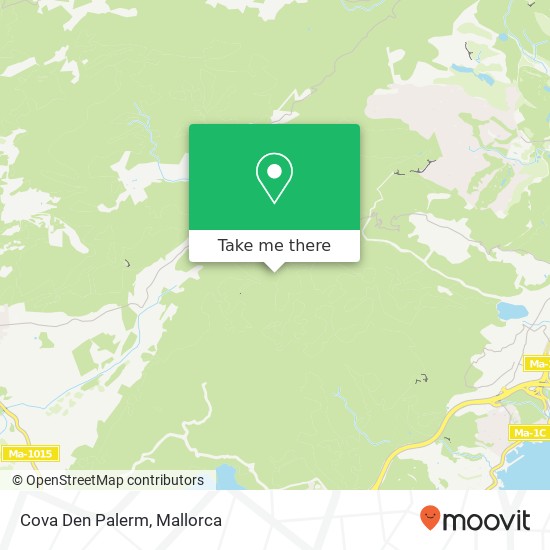 Cova Den Palerm map