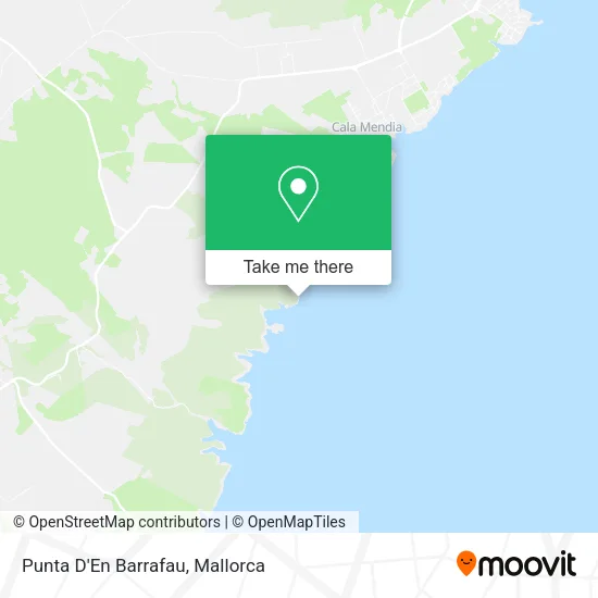 Punta D'En Barrafau map