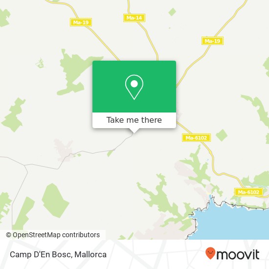 mapa Camp D'En Bosc