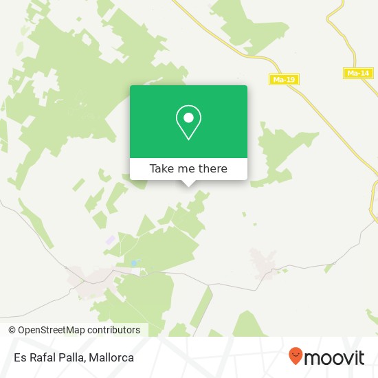 Es Rafal Palla map