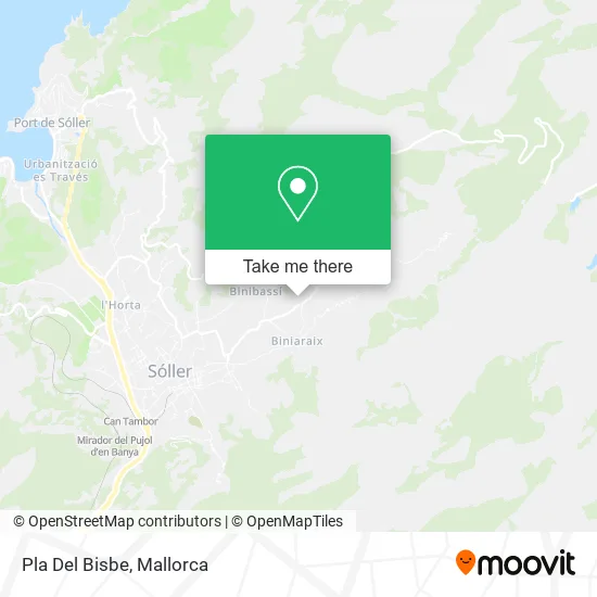 Pla Del Bisbe map