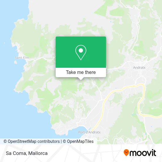 Sa Coma map