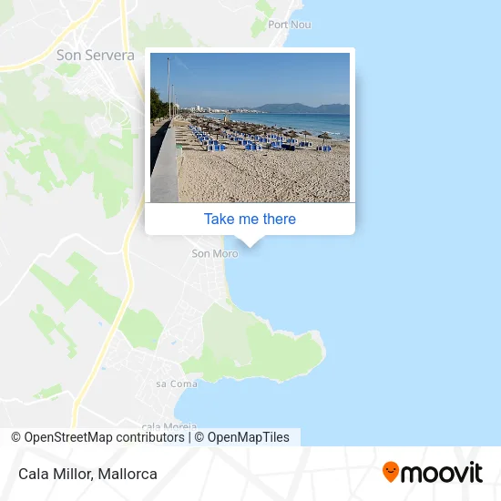 Cala Millor map