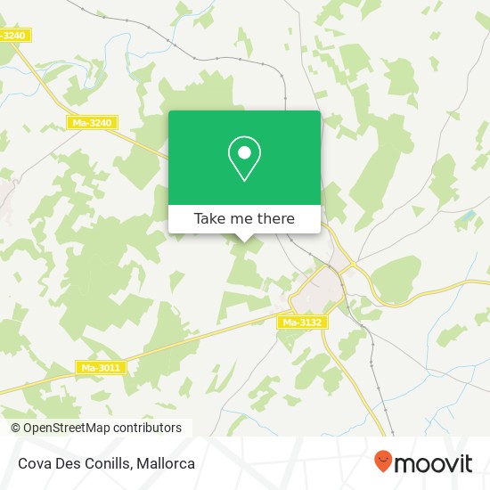 Cova Des Conills map