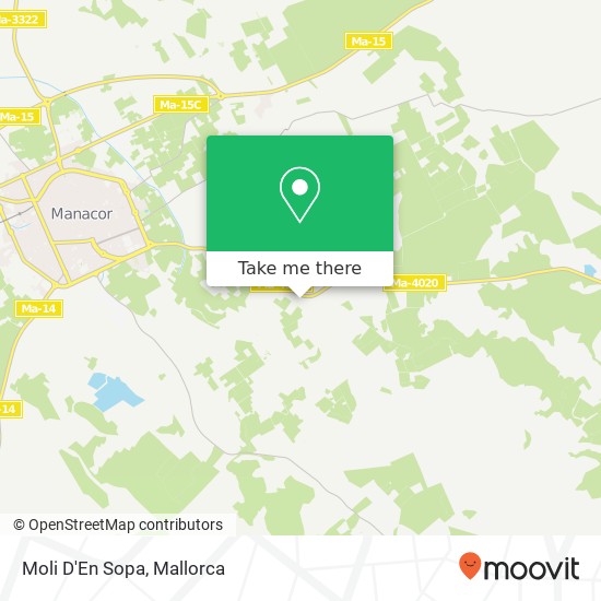 Moli D'En Sopa map