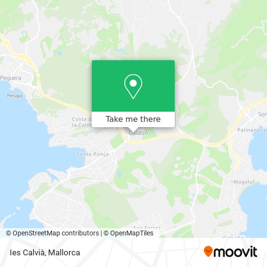 mapa Ies Calvià