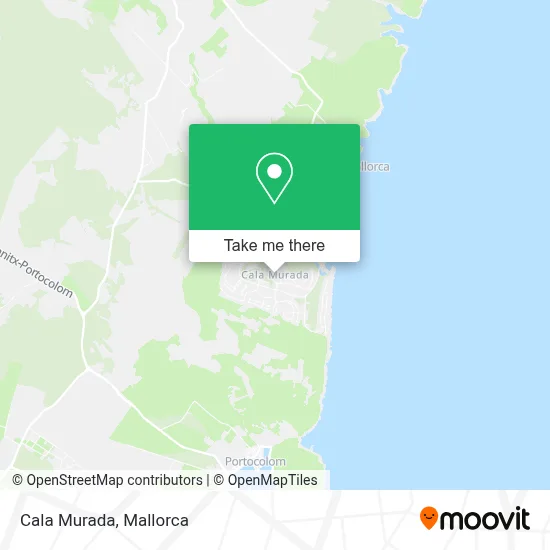 Cala Murada map