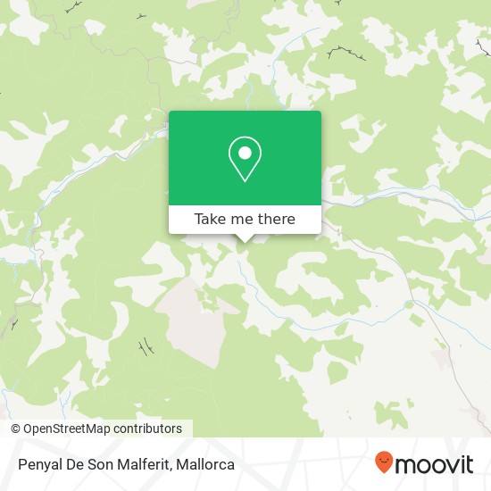 Penyal De Son Malferit map