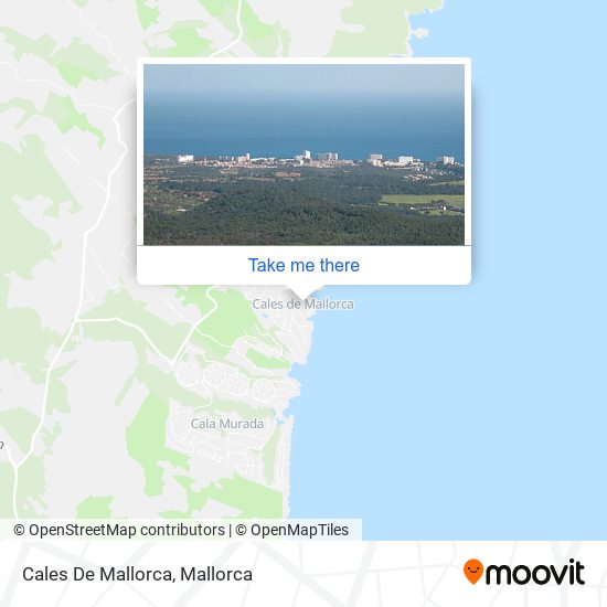 Cales De Mallorca map