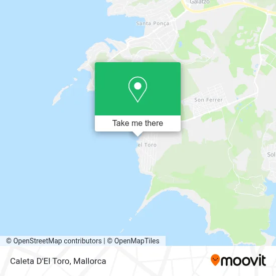 Caleta D'El Toro map