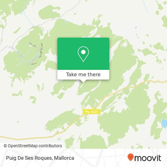 Puig De Ses Roques map