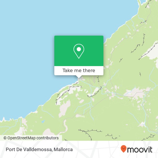 Port De Valldemossa map