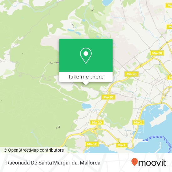 Raconada De Santa Margarida map