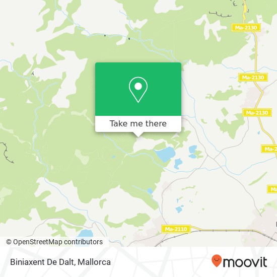 Biniaxent De Dalt map