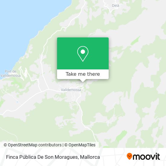 mapa Finca Pública De Son Moragues