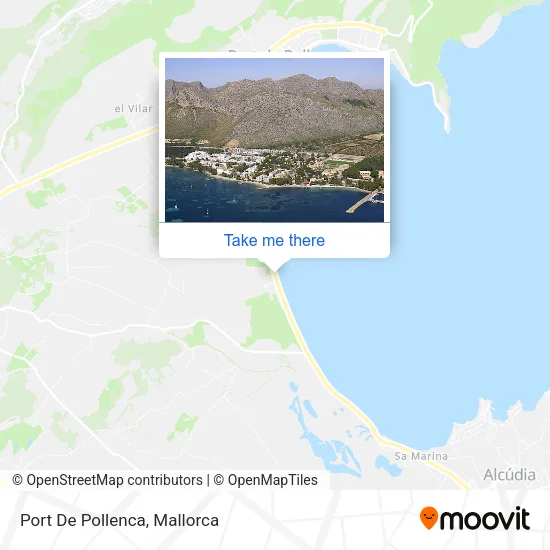 Port De Pollenca map