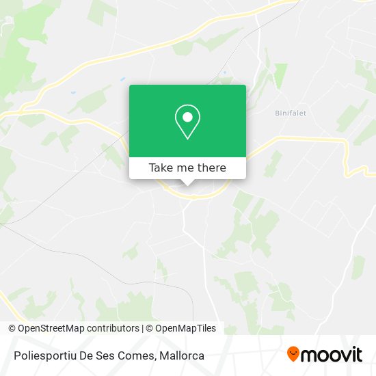 Poliesportiu De Ses Comes map