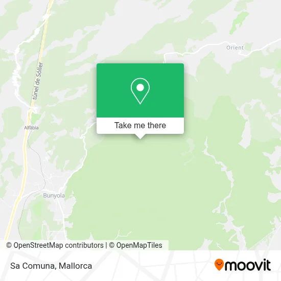 Sa Comuna map
