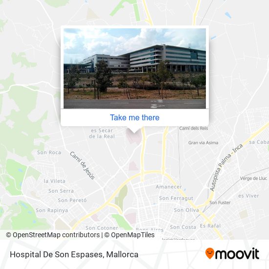 Hospital De Son Espases map