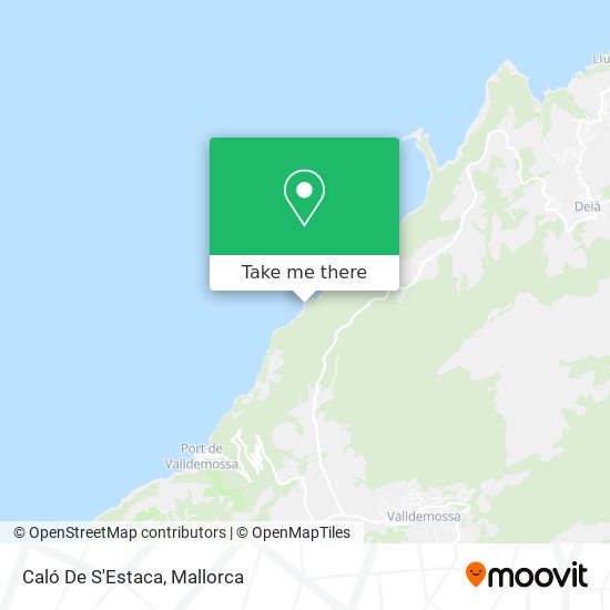 Caló De S'Estaca map