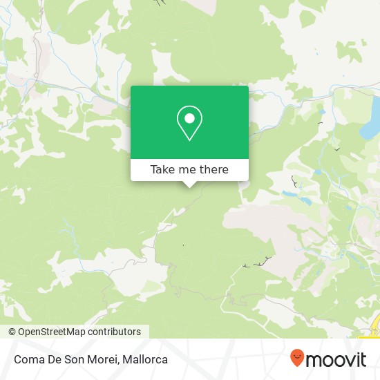 Coma De Son Morei map