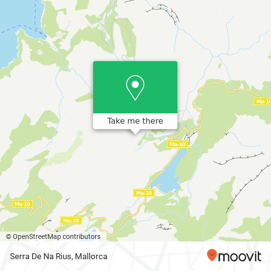 Serra De Na Rius map