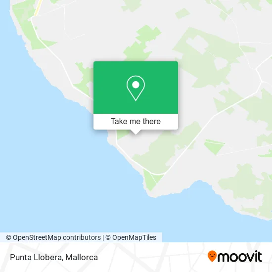 Punta Llobera map