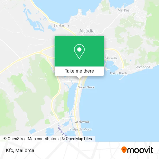 Kfc map