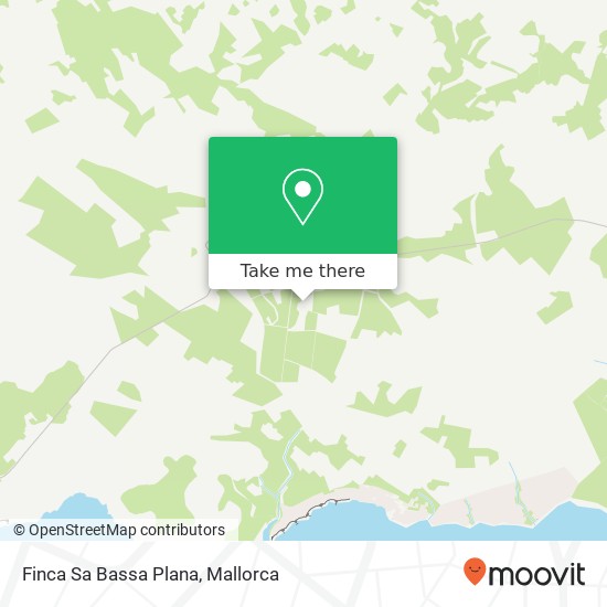 mapa Finca Sa Bassa Plana