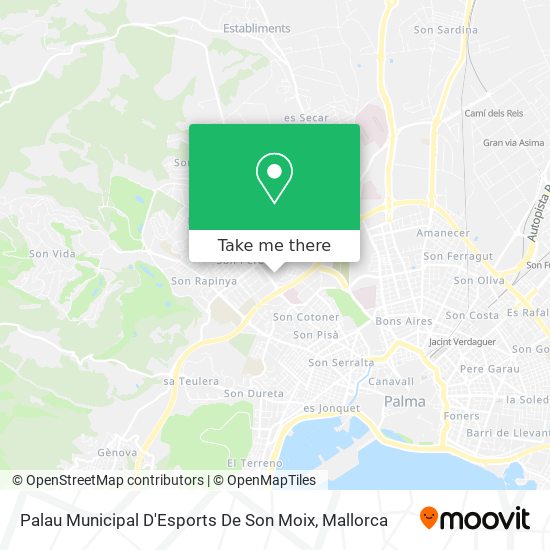 Palau Municipal D'Esports De Son Moix map
