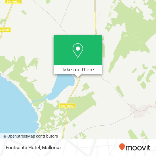 Fontsanta Hotel map