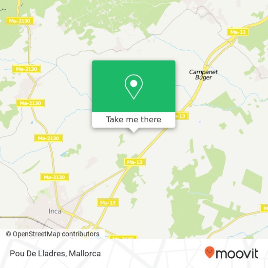 mapa Pou De Lladres