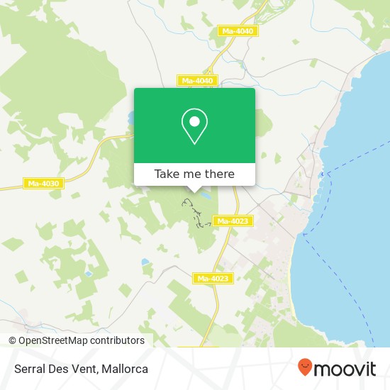 Serral Des Vent map