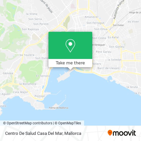 mapa Centro De Salud Casa Del Mar