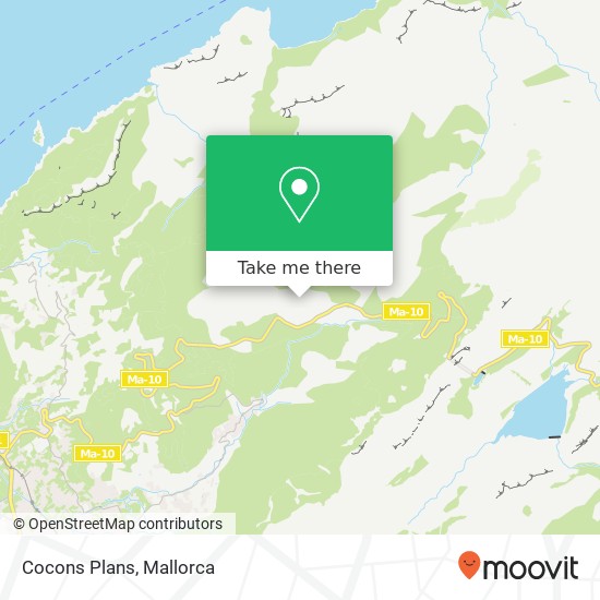 mapa Cocons Plans