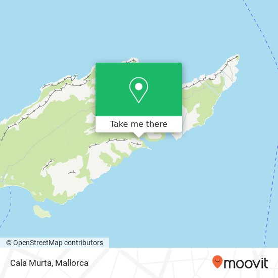 Cala Murta map