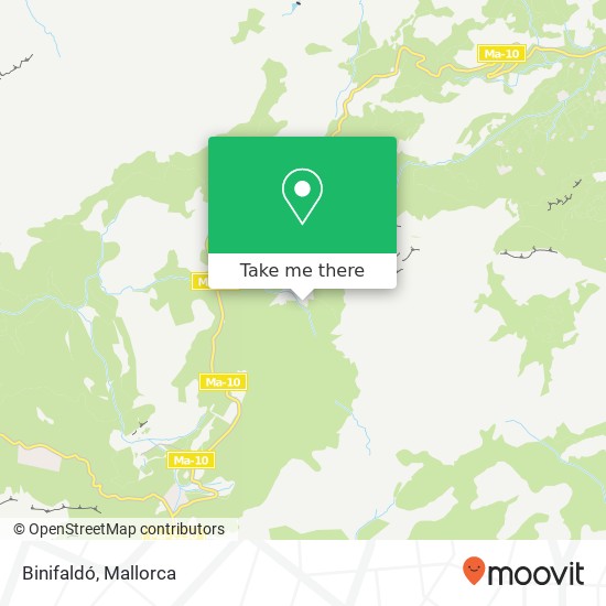 Binifaldó map