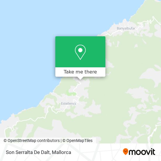 mapa Son Serralta De Dalt