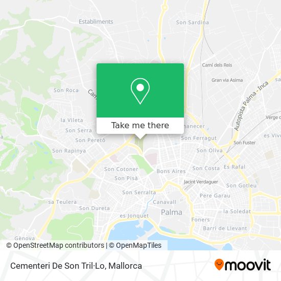 Cementeri De Son Tril·Lo map