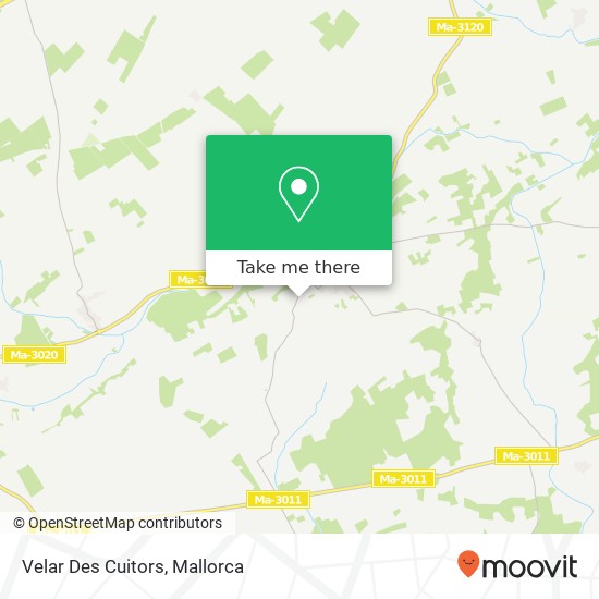 Velar Des Cuitors map