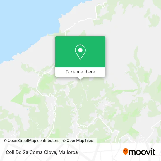 Coll De Sa Coma Clova map