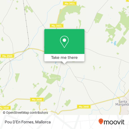 Pou D'En Fornes map