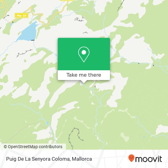 mapa Puig De La Senyora Coloma