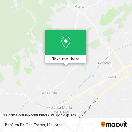 Basílica De Cas Frares map