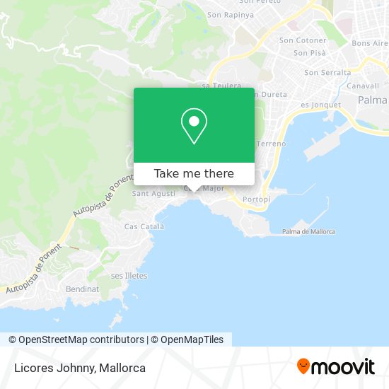 Licores Johnny map