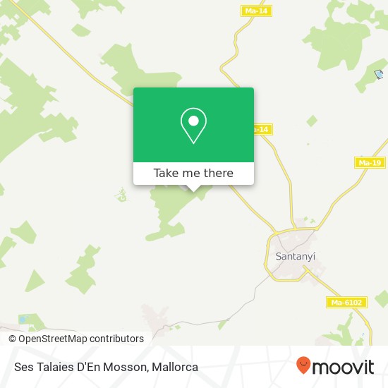 mapa Ses Talaies D'En Mosson