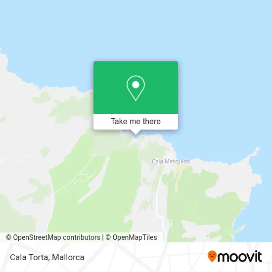 Cala Torta map