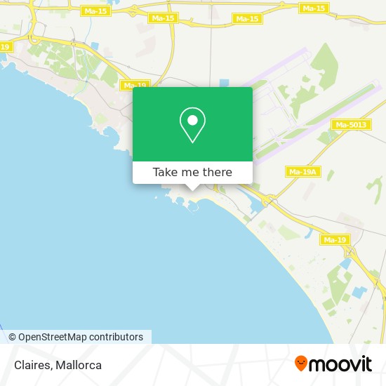 Claires map