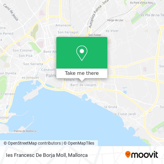 Ies Francesc De Borja Moll map